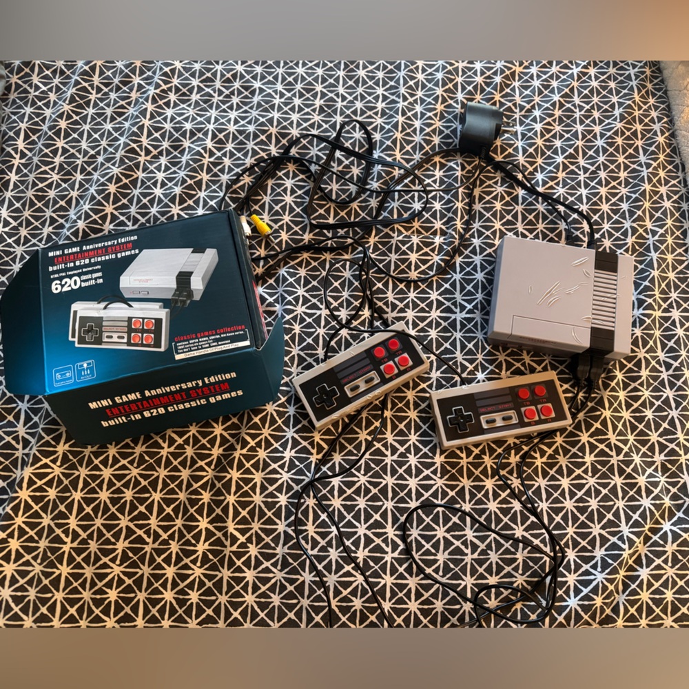 Classic Gaming Console with Controllers